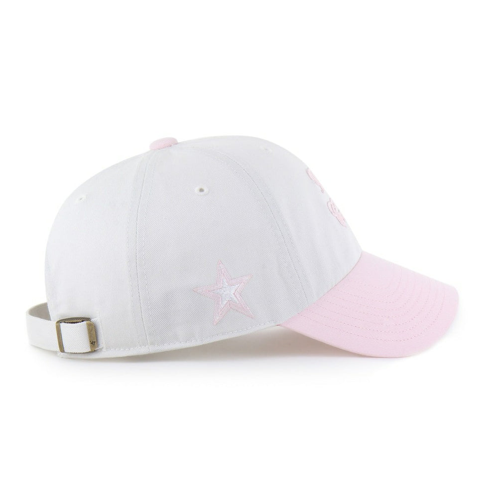 Dallas Cowboys '47 Women's Gelato Two-Tone Clean Up Adjustable Hat White - 47 brand