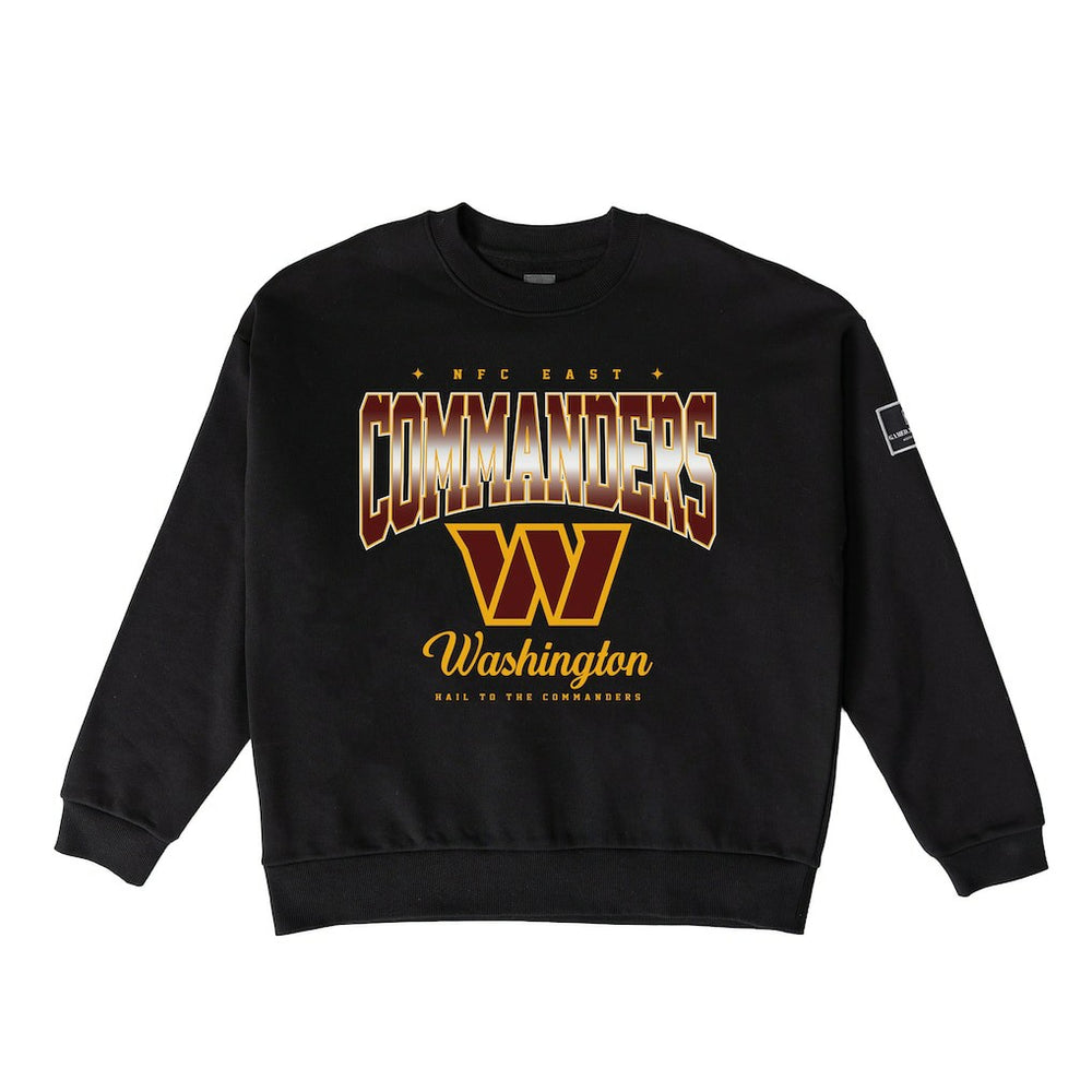 Washington Commanders Gameday Couture Women's Powerhouse Play Premium Fleece Sweatshirt Black - NFL