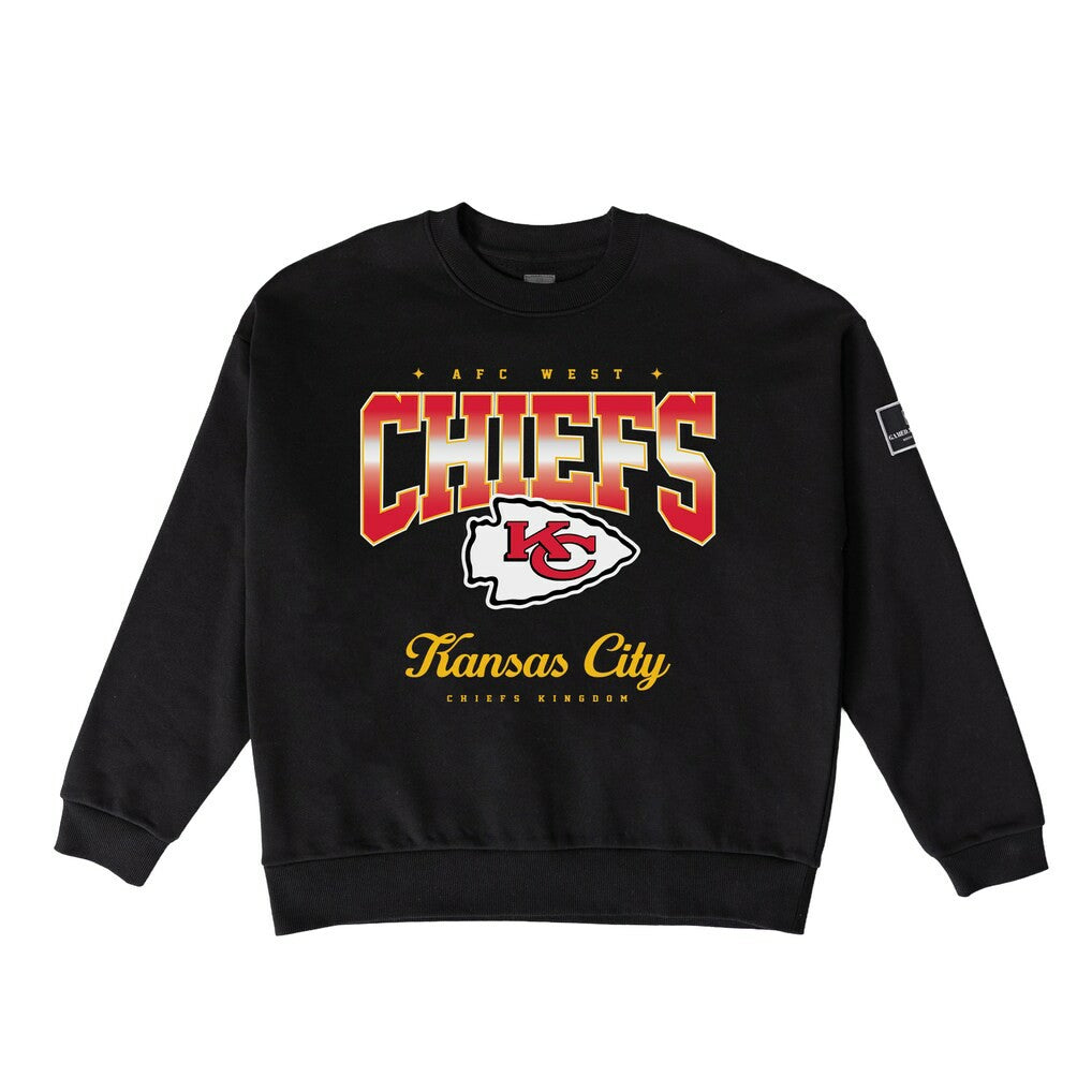 Kansas City Chiefs Gameday Couture Women's Powerhouse Play Premium Fleece Sweatshirt Black - NFL