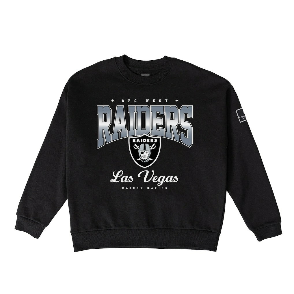 Las Vegas Raiders Gameday Couture Women's Powerhouse Play Premium Fleece Sweatshirt Black - NFL