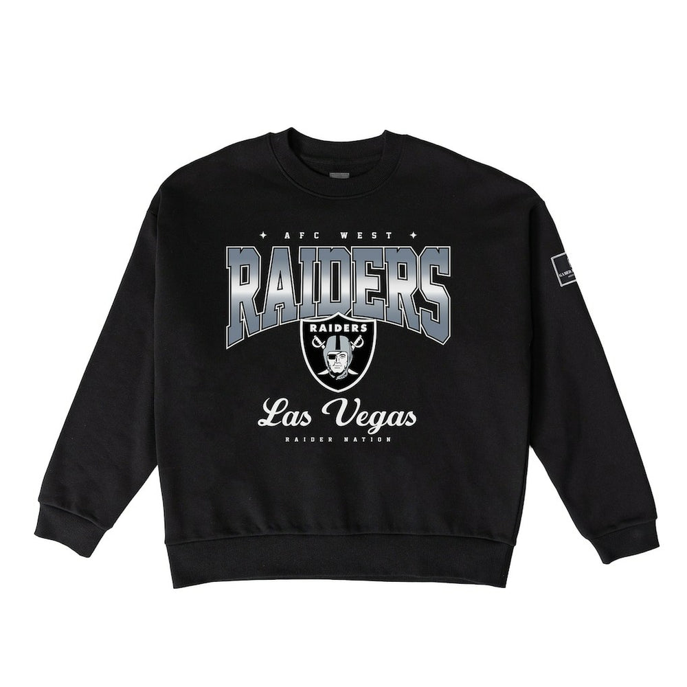 Las Vegas Raiders Gameday Couture Women's Powerhouse Play Premium Fleece Sweatshirt Black - NFL