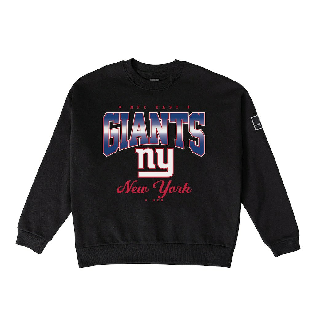 New York Giants Gameday Couture Women's Powerhouse Play Premium Fleece Sweatshirt Black - NFL