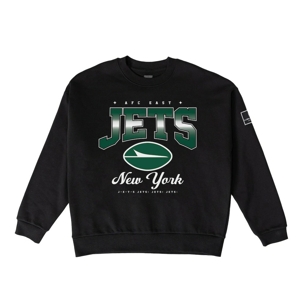 New York Jets Gameday Couture Women's Powerhouse Play Premium Fleece Sweatshirt Black - NFL
