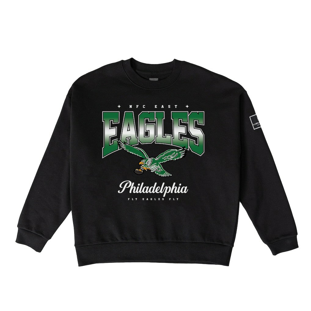 Philadelphia Eagles Gameday Couture Women's Powerhouse Play Premium Fleece Sweatshirt Black - NFL