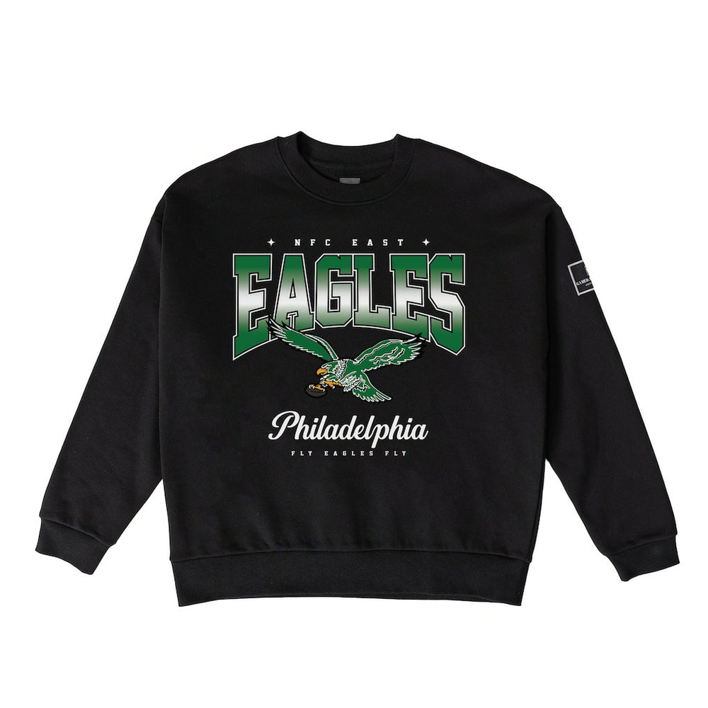 Philadelphia Eagles Gameday Couture Women's Powerhouse Play Premium Fleece Sweatshirt Black - NFL