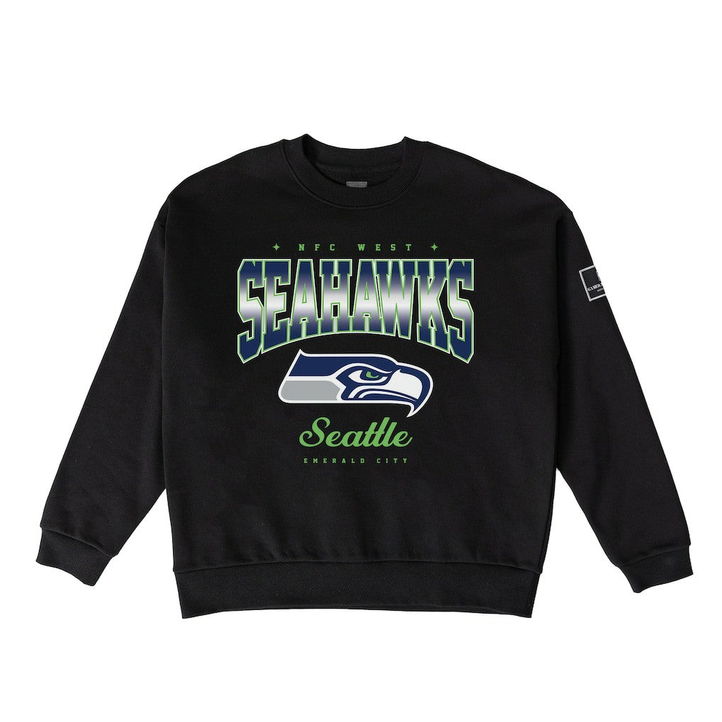 Seattle Seahawks Gameday Couture Women's Powerhouse Play Premium Fleece Sweatshirt Black - NFL