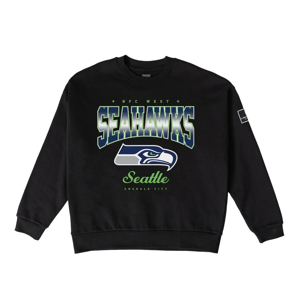 Seattle Seahawks Gameday Couture Women's Powerhouse Play Premium Fleece Sweatshirt Black - NFL