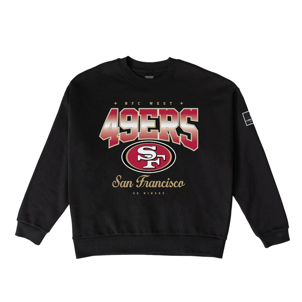 San Francisco 49ers Gameday Couture Women's Powerhouse Play Premium Fleece Sweatshirt Black - NFL