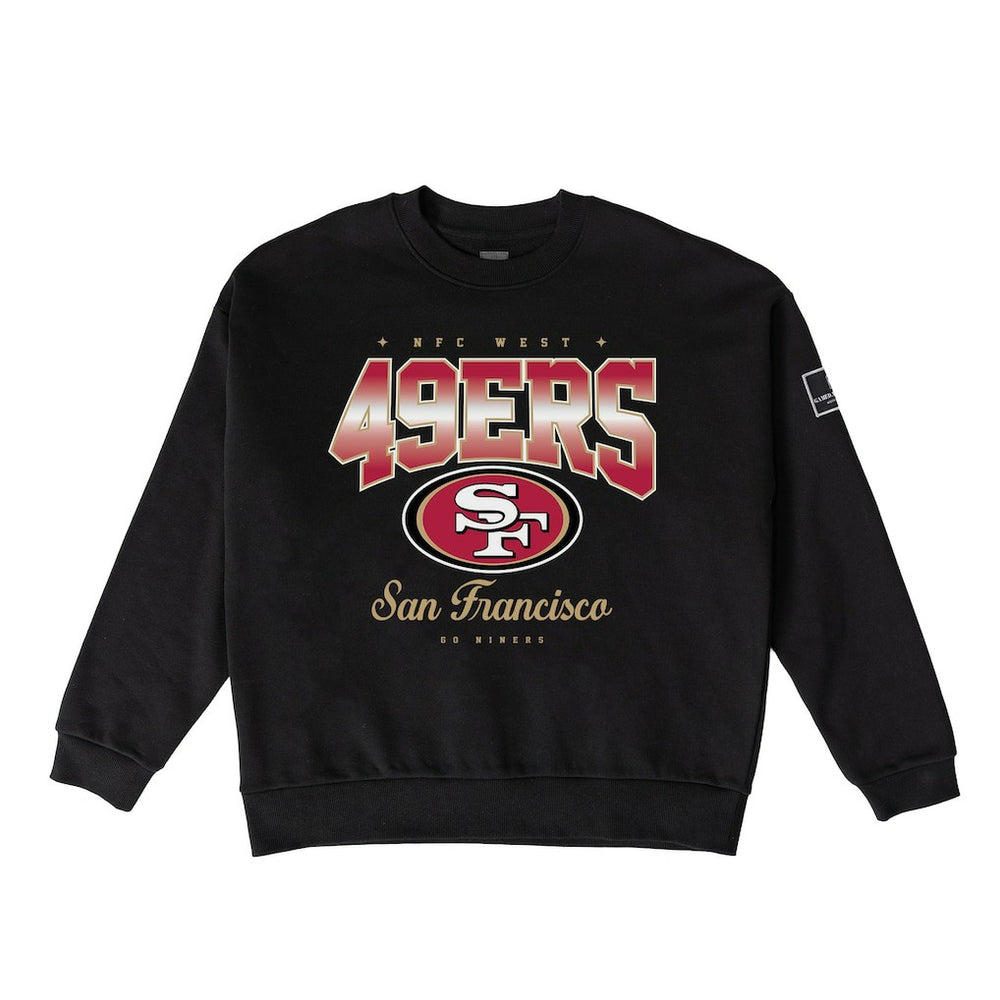 San Francisco 49ers Gameday Couture Women's Powerhouse Play Premium Fleece Sweatshirt Black - NFL