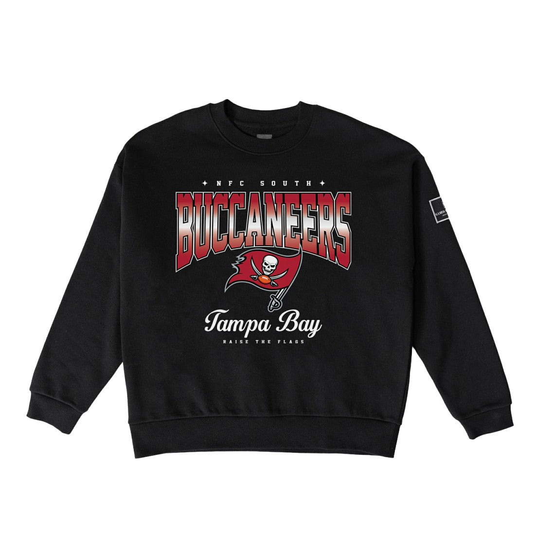 Tampa Bay Buccaneers Gameday Couture Women's Powerhouse Play Premium Fleece Sweatshirt Black - NFL