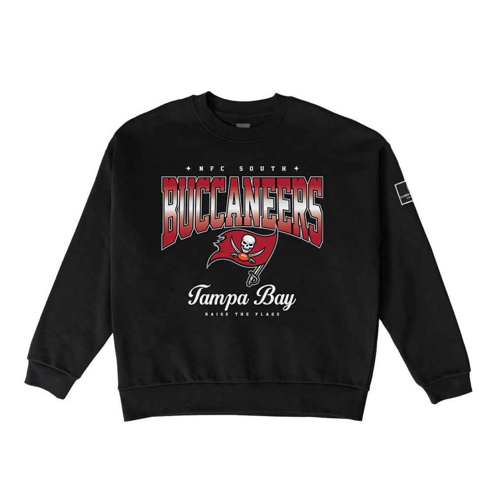 Tampa Bay Buccaneers Gameday Couture Women's Powerhouse Play Premium Fleece Sweatshirt Black - NFL