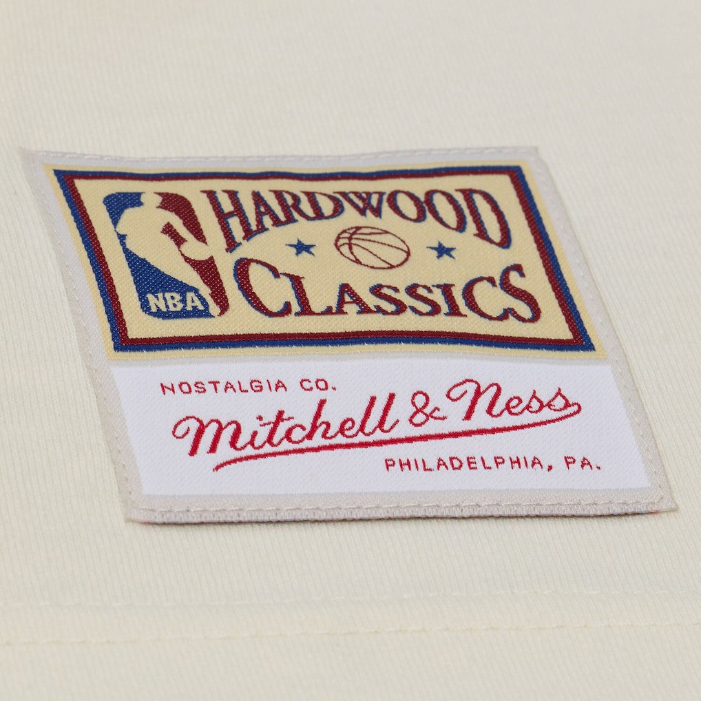 Mitchell & Ness - Houston Rockets Hardwood Classics Chainstitch Premium T-Shirt - Cream
