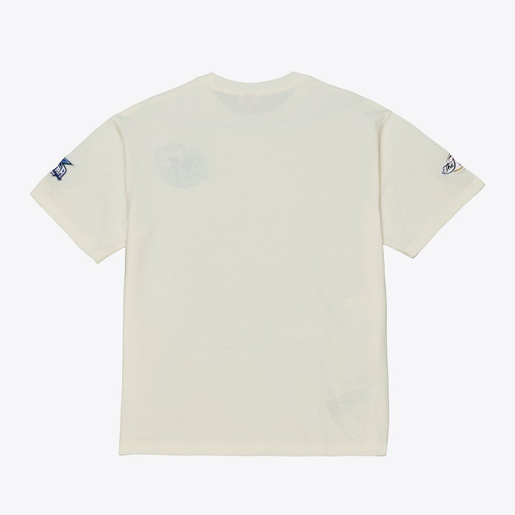 Mitchell & Ness - Dallas Mavericks Hardwood Classics Chainstitch Premium T-Shirt - Cream