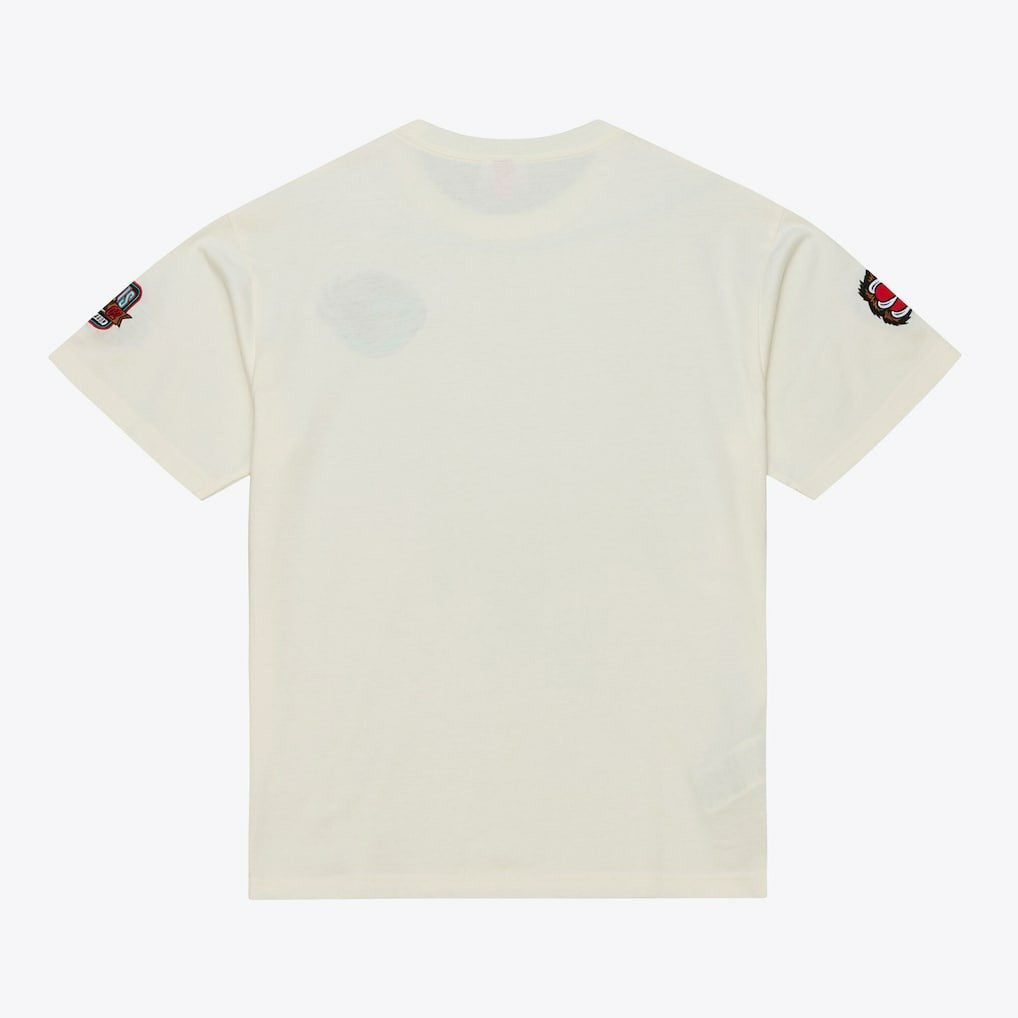 Mitchell & Ness - Memphis Grizzlies Hardwood Classics Chainstitch Premium T-Shirt - Cream