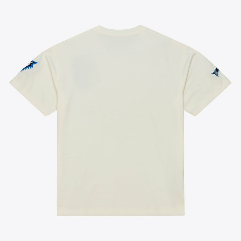 Mitchell & Ness - Minnesota Timberwolves Hardwood Classics Chainstitch Premium T-Shirt - Cream