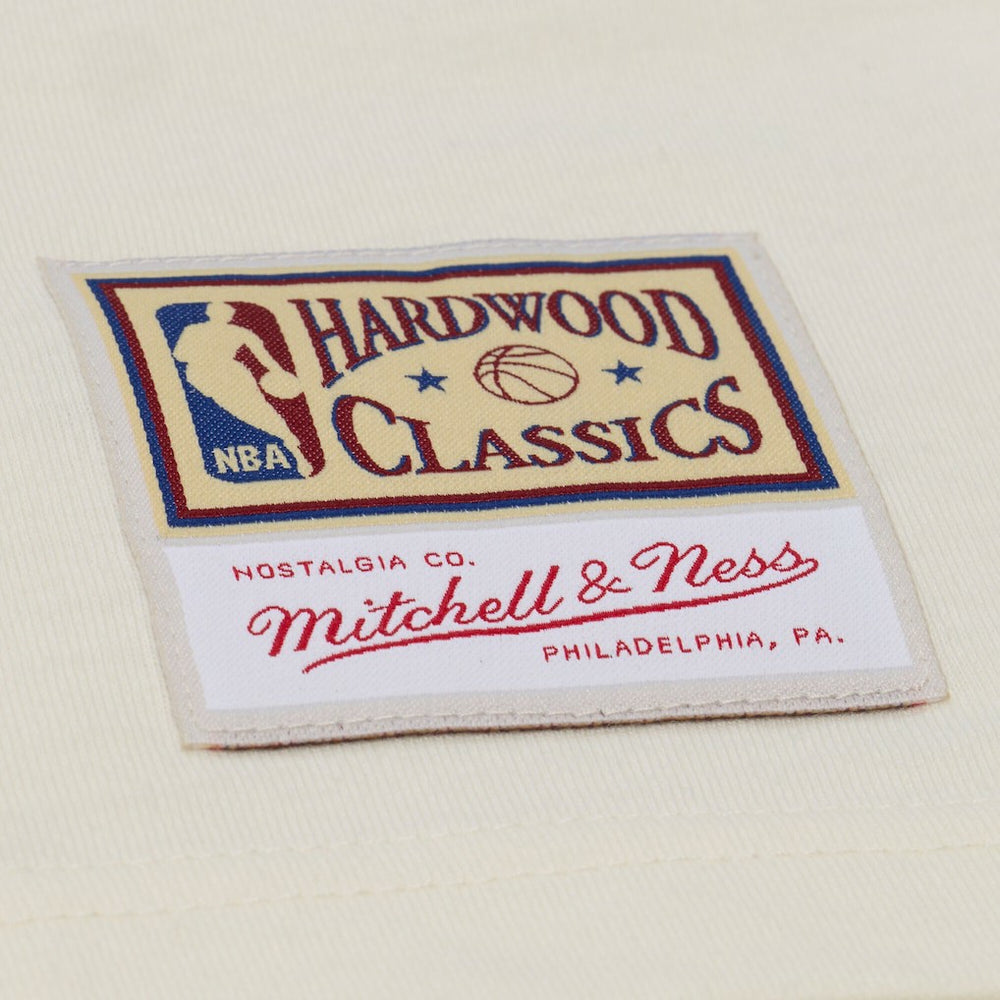 Mitchell & Ness - Minnesota Timberwolves Hardwood Classics Chainstitch Premium T-Shirt - Cream