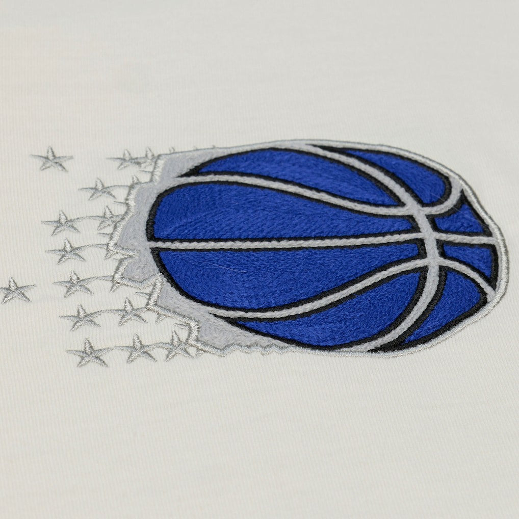 Mitchell & Ness - Orlando Magic Hardwood Classics Chainstitch Premium T-Shirt - Cream