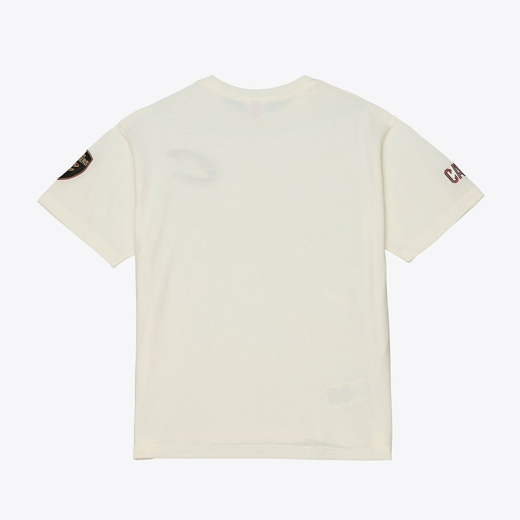 Mitchell & Ness - Cleveland Cavaliers Hardwood Classics Chainstitch Premium T-Shirt - Cream