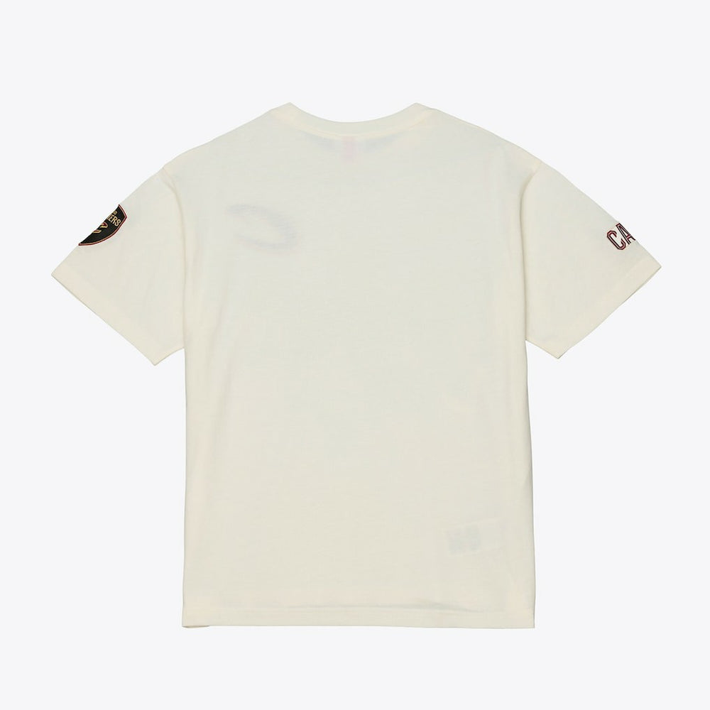 Mitchell & Ness - Cleveland Cavaliers Hardwood Classics Chainstitch Premium T-Shirt - Cream