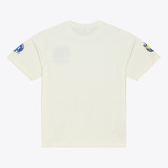 Mitchell & Ness - Golden State Warriors Hardwood Classics Chainstitch Premium T-Shirt - Cream