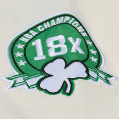 Mitchell & Ness - Boston Celtics Hardwood Classics Chainstitch Premium T-Shirt - Cream