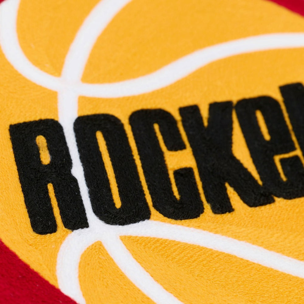 Mitchell & Ness - Houston Rockets Hardwood Classics Chainstitch Premium Fleece Hoodie - Cream