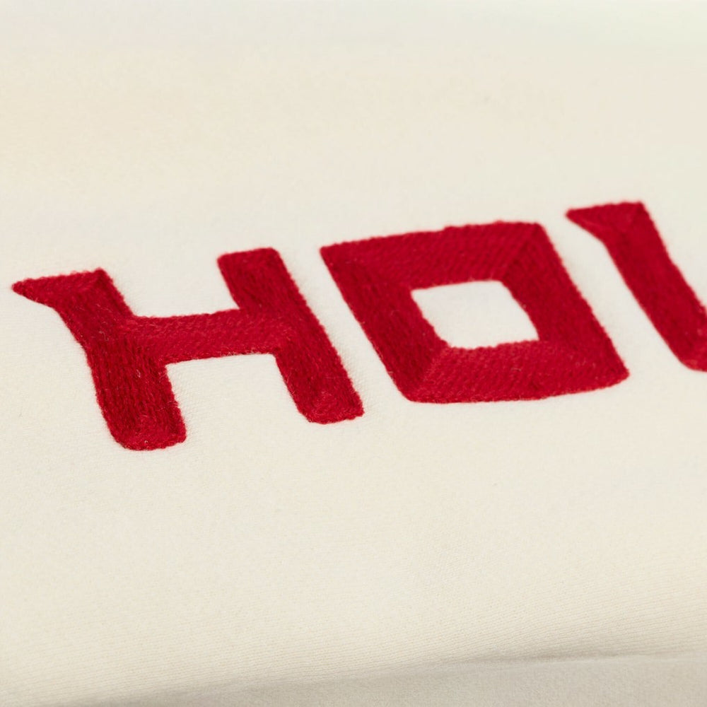Mitchell & Ness - Houston Rockets Hardwood Classics Chainstitch Premium Fleece Hoodie - Cream