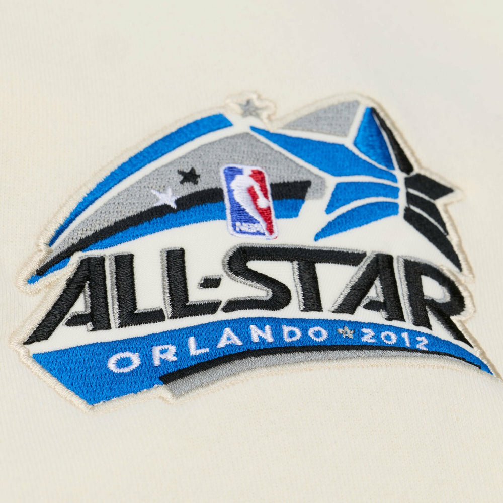 Mitchell & Ness - Orlando Magic Hardwood Classics Chainstitch Premium Fleece Hoodie - Cream