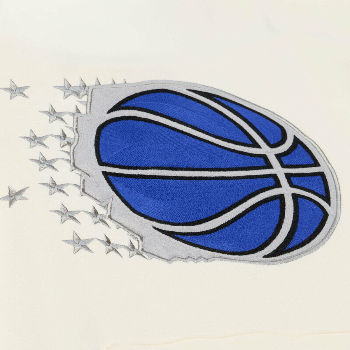 Mitchell & Ness - Orlando Magic Hardwood Classics Chainstitch Premium Fleece Hoodie - Cream