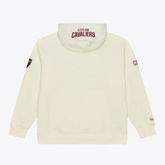 Mitchell & Ness - Cleveland Cavaliers Hardwood Classics Chainstitch Premium Fleece Hoodie - Cream