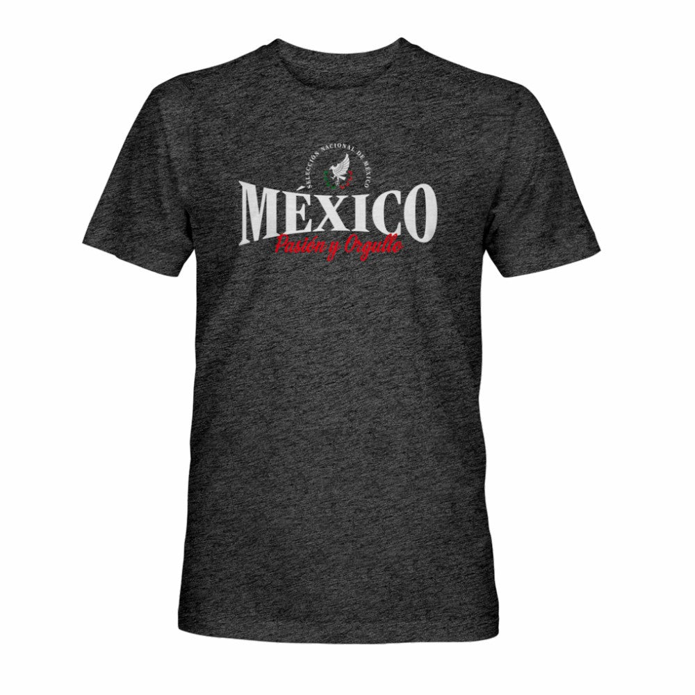 Mexico National Team 1863FC Athletic Wordmark Vintage Tri-Blend T-Shirts - Black
