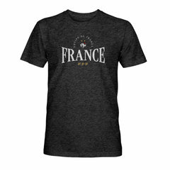 France National Team 1863FC Athletic Wordmark Vintage Tri-Blend T-Shirts - Black
