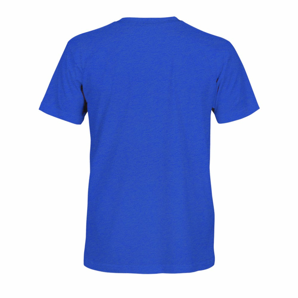 Inter Milan 1863FC Athletic Wordmark Vintage Tri-Blend T-Shirts - Blue
