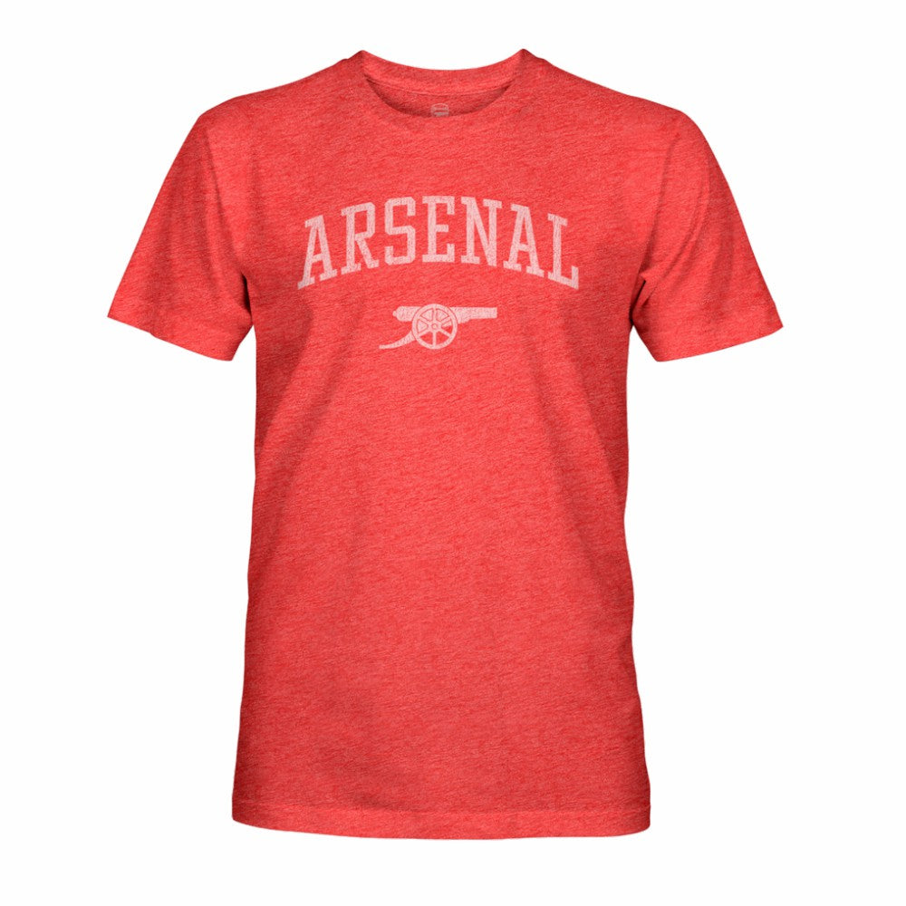 Arsenal 1863FC Athletic Wordmark Vintage Tri-Blend T-Shirts - Red
