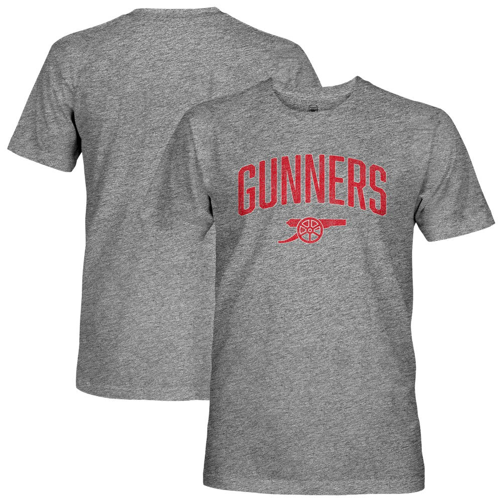 Arsenal 1863FC Athletic Wordmark Vintage Tri-Blend T-Shirts - Gray