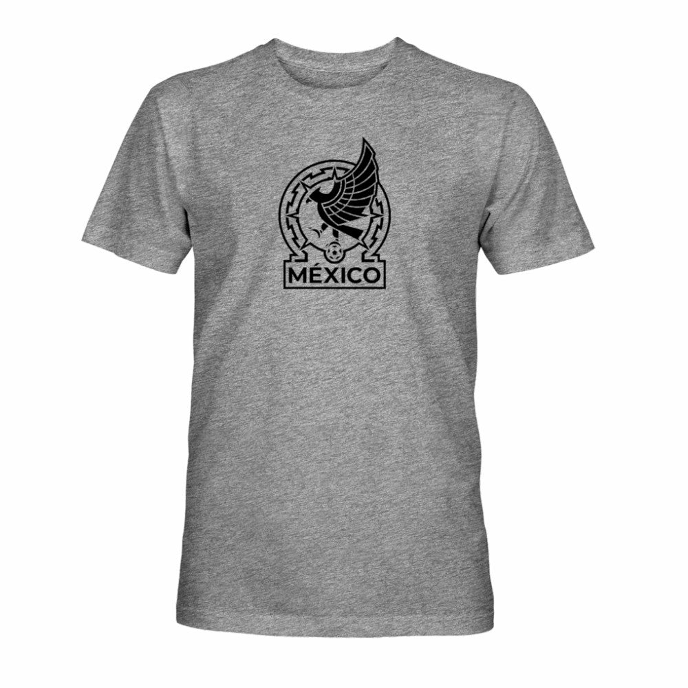Mexico National Team 1863FC Mono Badge Vintage Tri-Blend T-Shirts - Gray