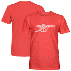Arsenal 1863FC Mono Badge Vintage Tri-Blend T-Shirts - Red