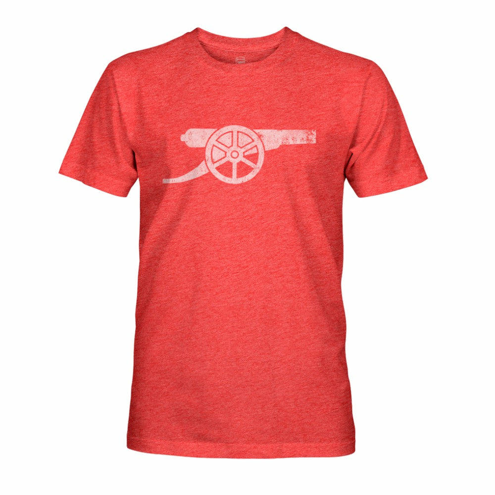 Arsenal 1863FC Mono Badge Vintage Tri-Blend T-Shirts - Red