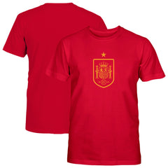 Spain National Team 1863FC Youth Mono Badge T-Shirts - Maroon