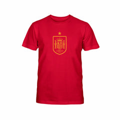 Spain National Team 1863FC Youth Mono Badge T-Shirts - Maroon