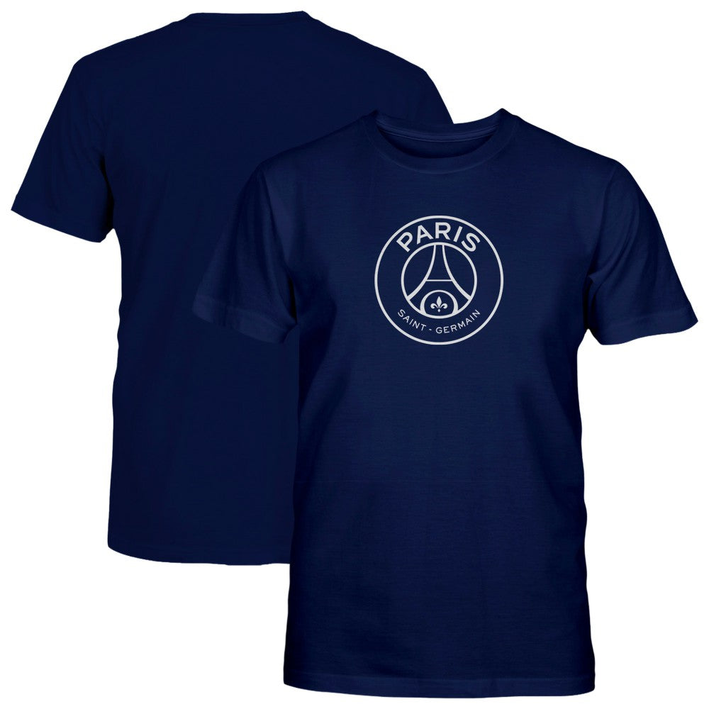 Paris Saint-Germain 1863FC Youth Mono Badge T-Shirts - Navy