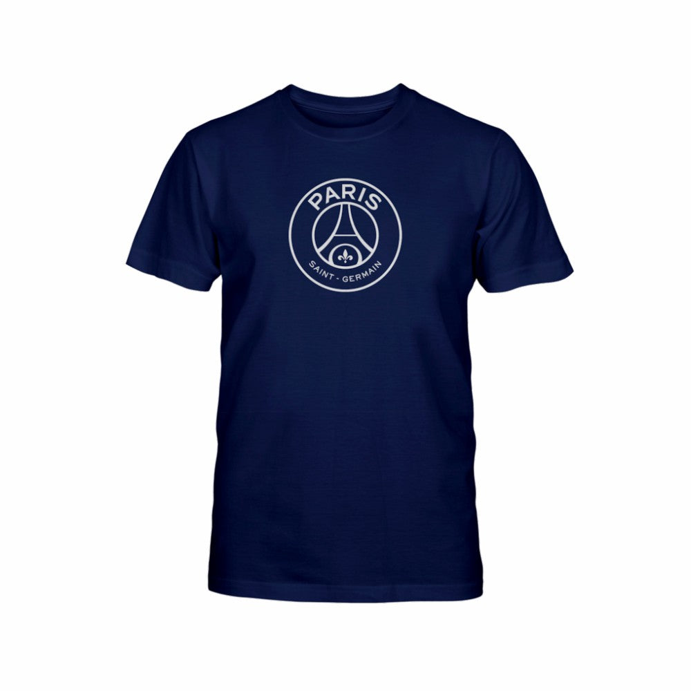 Paris Saint-Germain 1863FC Youth Mono Badge T-Shirts - Navy