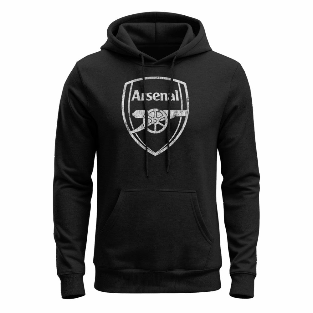 Arsenal 1863FC Mono Badge Fleece Hoodie - Black