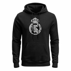 Real Madrid 1863FC Mono Badge Fleece Hoodie - Black