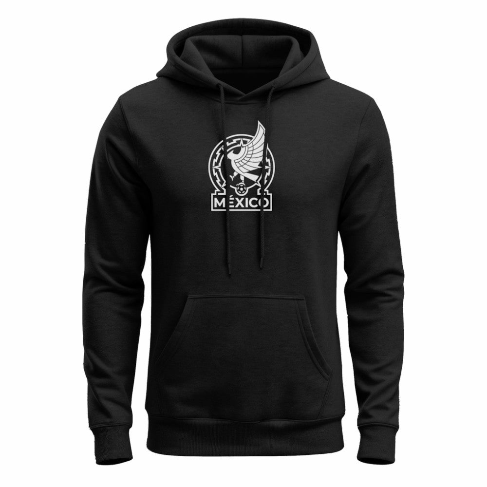 Mexico National Team 1863FC Mono Badge Fleece Hoodie - Black
