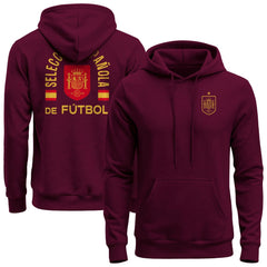 Spain National Team 1863FC True Glory Fleece Hoodie - Maroon