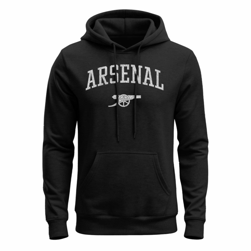 Arsenal 1863FC Athletic Wordmark Fleece Hoodie - Black