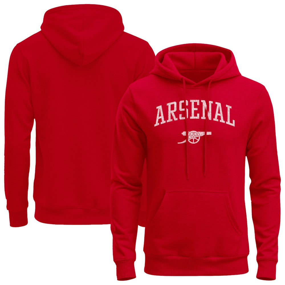Arsenal 1863FC Athletic Wordmark Fleece Hoodie - Red