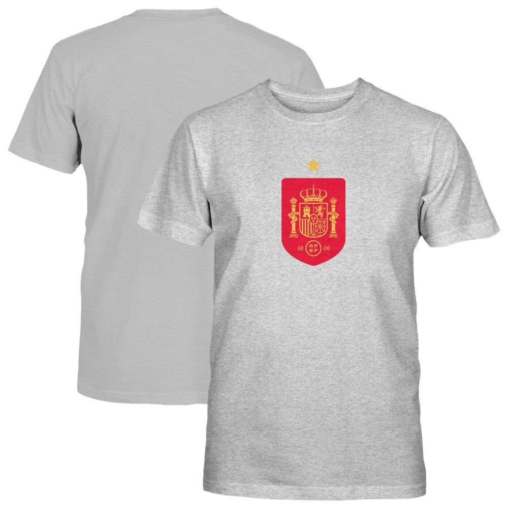 Spain National Team 1863FC Youth Color Badge T-Shirts - Gray