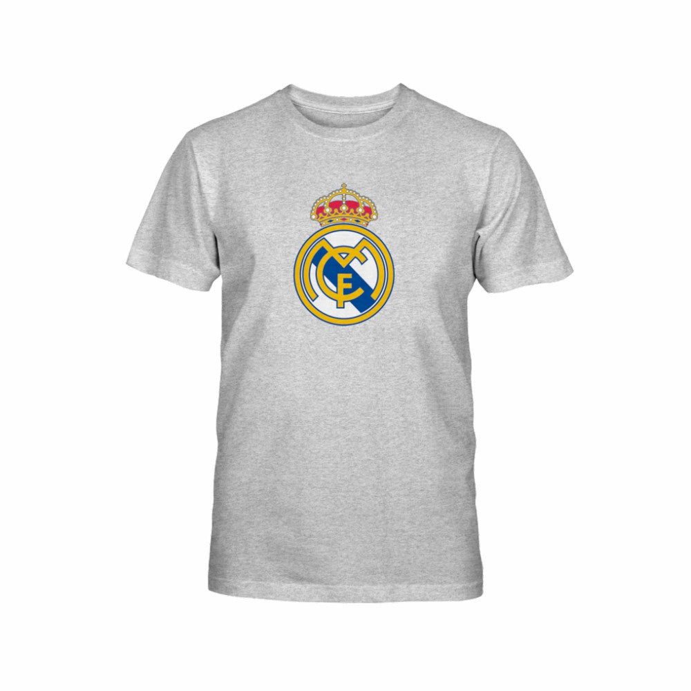 Real Madrid 1863FC Youth Color Badge T-Shirts - Gray